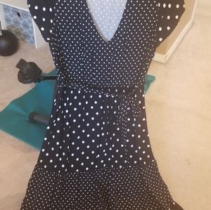 Torrid polka dot dress size 1 EUC